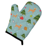 Caroline'S Treasures Bb4934Ovmt Christmas Red Chihuahua Oven Mitt, 12 By 8.5, Multicolor
