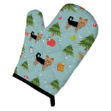 Caroline'S Treasures Bb4990Ovmt Christmas Yorkshire Terrier Oven Mitt, 12 By 8.5, Multicolor