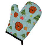 Caroline'S Treasures Bb5003Ovmt Christmas Longhair Red Dachshund Oven Mitt, 12 By 8.5, Multicolor