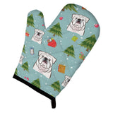 Caroline'S Treasures Bb5009Ovmt Christmas White English Bulldog Oven Mitt, 12 By 8.5, Multicolor