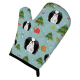 Caroline'S Treasures Bb5019Ovmt Christmas Japanese Chin Oven Mitt, 12 By 8.5, Multicolor