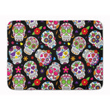 Caroline'S Treasures Day Of The Dead Black Floor Mat, 19 X 27, Multicolor