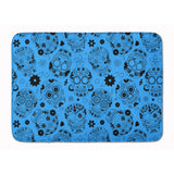 Caroline'S Treasures Day Of The Dead Red Floor Mat, 19 X 27, Multicolor