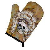 Caroline'S Treasures Bb5121Ovmt Day Of The Dead Indian Skull Oven Mitt, Multicolor, 12 X 8.5