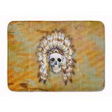 Caroline'S Treasures Day Of The Dead Indian Skull Floor Mat, 19 X 27, Multicolor