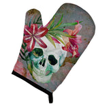 Caroline'S Treasures Day Of The Dead Skull Flowers Oven Mitt, Multicolor, 12 X 8.5