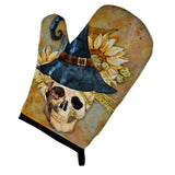 Caroline'S Treasures Day Of The Dead Witch Skull Oven Mitt, Multicolor, 12 X 8.5