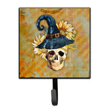 Caroline'S Treasures Day Of The Dead Witch Skull Wall Hook, Small, Multicolor