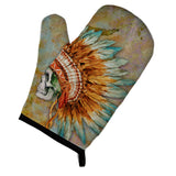 Caroline'S Treasures Bb5127Ovmt Day Of The Dead Indian Skull Oven Mitt, Multicolor, 12 X 8.5