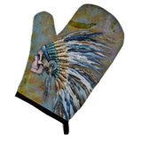Caroline'S Treasures Day Of The Dead Indian Chief Skull Oven Mitt, Multicolor, 12 X 8.5