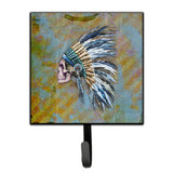 Caroline'S Treasures Day Of The Dead Indian Chief Skull Wall Hook, Small, Multicolor