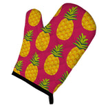 Caroline'S Treasures Pineapples On Pink Oven Mitt, Multicolor, 12 X 8.5