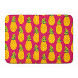 Caroline'S Treasures Pineapples On Pink Floor Mat, 19 X 27, Multicolor