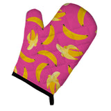 Caroline'S Treasures Bananas On Pink Oven Mitt, Multicolor, 12 X 8.5