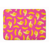 Caroline'S Treasures Bananas On Pink Floor Mat, 19 X 27, Multicolor