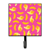 Caroline'S Treasures Bananas On Pink Wall Hook, Small, Multicolor