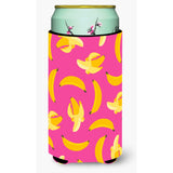 Caroline'S Treasures Bananas On Pink Tall Boy Beverage Insulator Hugger, Multicolor