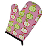 Caroline'S Treasures Apples On Pink Oven Mitt, Multicolor, 12 X 8.5
