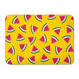 Caroline'S Treasures Watermelon On Yellow Floor Mat, 19 X 27, Multicolor