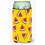 Caroline'S Treasures Watermelon On Yellow Tall Boy Beverage Insulator Hugger, Multicolor