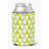 Caroline'S Treasures Pears On White Can Or Bottle Hugger, Can Hugger, Multicolor