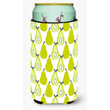 Caroline'S Treasures Pears On White Tall Boy Beverage Insulator Hugger, Multicolor