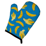 Caroline'S Treasures Bananas On Blue Oven Mitt, Multicolor, 12 X 8.5