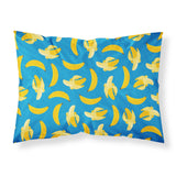 Caroline'S Treasures Bananas On Blue Pillowcase, Standard, Multicolor