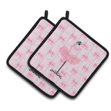 Caroline'S Treasures Ballerina Recital Attire Pair Of Pot Holders, 7.5Hx7.5W, Multicolor