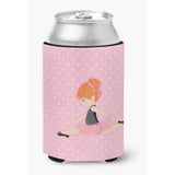 Caroline'S Treasures Ballerina Red Head Jete Can Or Bottle Hugger, Can Hugger, Multicolor