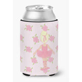 Caroline'S Treasures Ballerina Blonde Back Pose Can Or Bottle Hugger, Can Hugger, Multicolor