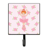 Caroline'S Treasures Ballerina Red Front Pose Wall Hook, Small, Multicolor