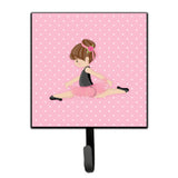 Caroline'S Treasures Ballerina Brunette Jete Wall Hook, Small, Multicolor