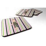 Caroline'S Treasures Bb5183Fc Dancer Bikatard Flexed Hands Foam Coaster (Set Of 4), 3.5, Multicolor