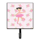 Caroline'S Treasures Ballerina Black Hair Ponytails Wall Hook, Small, Multicolor