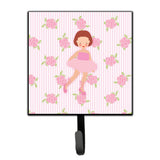 Caroline'S Treasures Ballerina Red Short Hair Wall Hook, Small, Multicolor