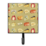 Caroline'S Treasures Cheeses Wall Hook, Small, Multicolor