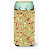 Caroline'S Treasures Cheeses Tall Boy Beverage Insulator Hugger, Multicolor