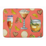 Caroline'S Treasures Drinks And Cocktails Salmon Floor Mat, 19 H X 27 W, Multicolor