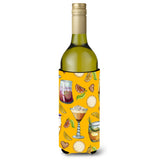 Caroline'S Treasures Bb5202Literk Drinks And Cocktails Gold Wine Bottle Beverage Insulator Hugger, 750Ml, Multicolor