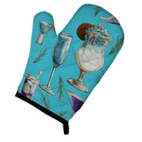 Caroline'S Treasures Bb5203Ovmt Drinks & Cocktails Blue Oven Mitt, 12 H X 8.5 W, Multicolor