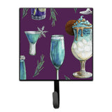Caroline'S Treasures Drinks And Cocktails Purple Wall Hook, Small, Multicolor