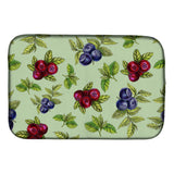 Caroline'S Treasures Berries In Green Dish Drying Mat, 14 X 21