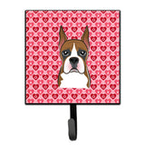 Caroline'S Treasures Boxer Hearts Wall Hook, Small, Multicolor
