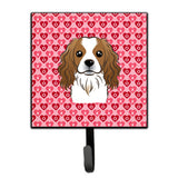 Caroline'S Treasures Cavalier Spaniel Hearts Wall Hook, Small, Multicolor