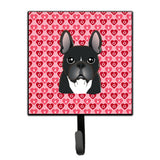 Caroline'S Treasures French Bulldog Hearts Wall Hook, Small, Multicolor