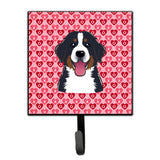 Caroline'S Treasures Bernese Mountain Dog Hearts Wall Hook, Small, Multicolor