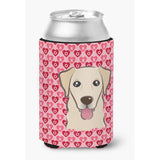 Caroline'S Treasures Bb5322Cc Golden Retriever Hearts Can Or Bottle Hugger, Multicolor