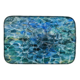 Caroline'S Treasures Octopus Under Water Dish Drying Mat, 14 X 21