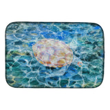 Caroline'S Treasures Sea Turtle Under Water Dish Drying Mat, 14 X 21